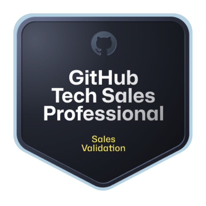 GitHub Tech Sales Professional